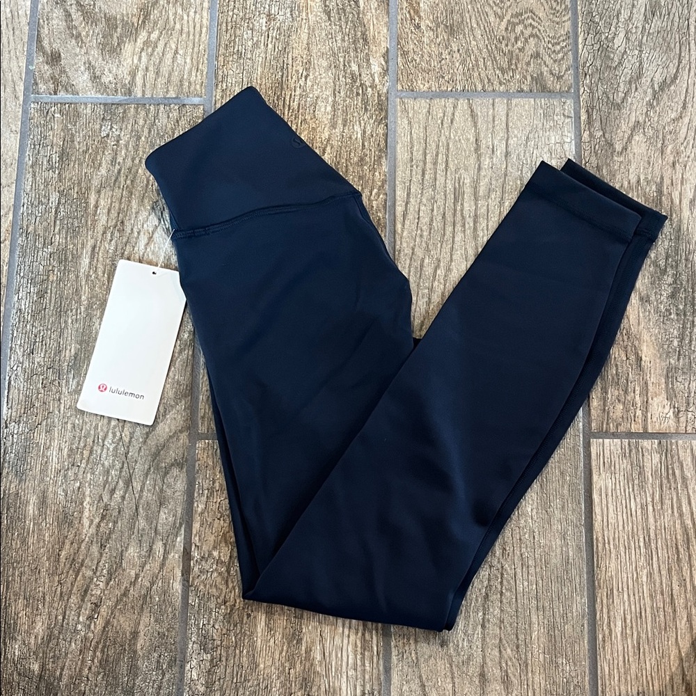 Lululemon Navy Leggings size 2 Wunder Under